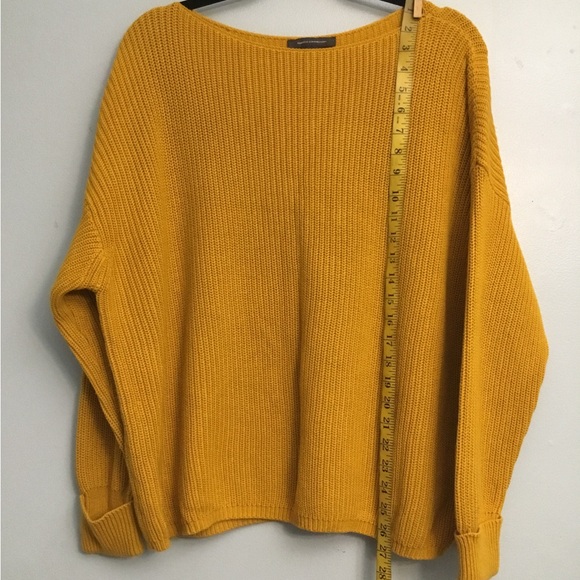 French Connection Mustard Crew Neck Sweater - Picture 7 of 15